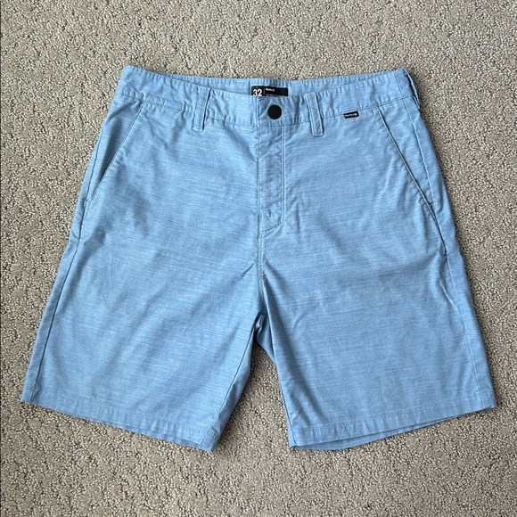 Hurley Dri Breathe Shorts in Marled Blue Casual Relaxed Shorts Men’s Size 32 EUC - Picture 2 of 12